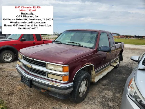 1997 Chevy K1500 Ext Cab 4x4